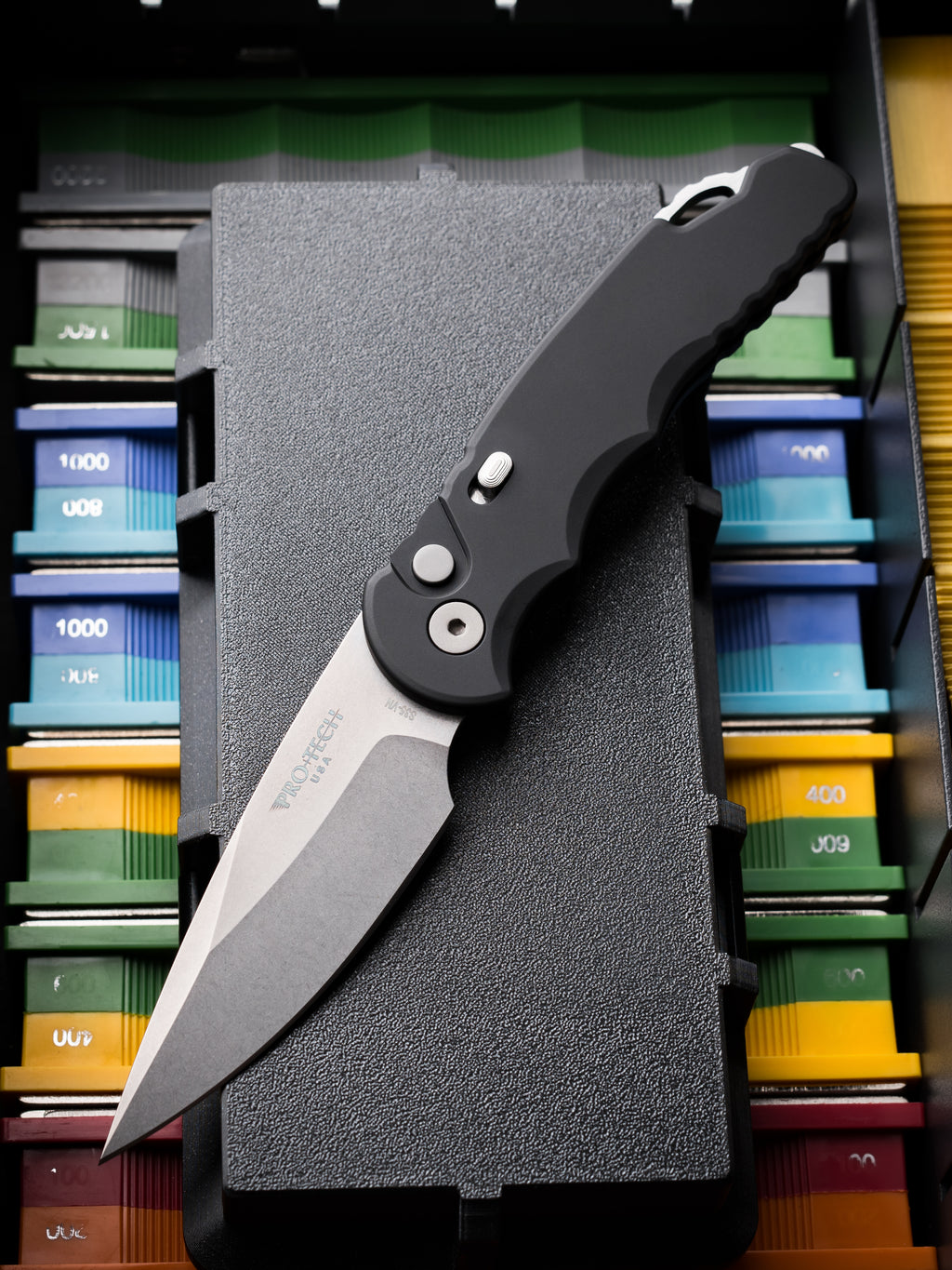 Pro-Tech TR-5 Automatic Knife (3.25" Stonewash)