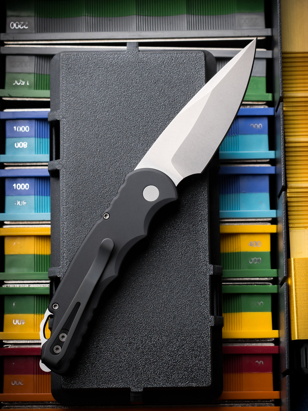 Pro-Tech TR-5 Automatic Knife (3.25" Stonewash)