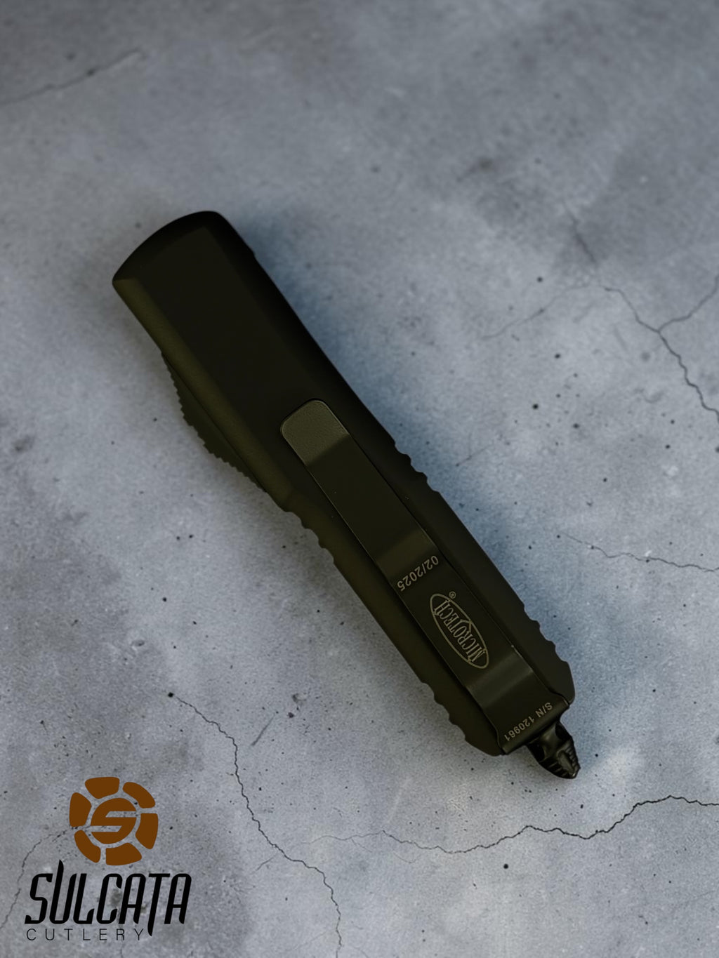 Microtech UTX-85 S/E Black Tactical Standard OTF (3.1" Two Tone Black)