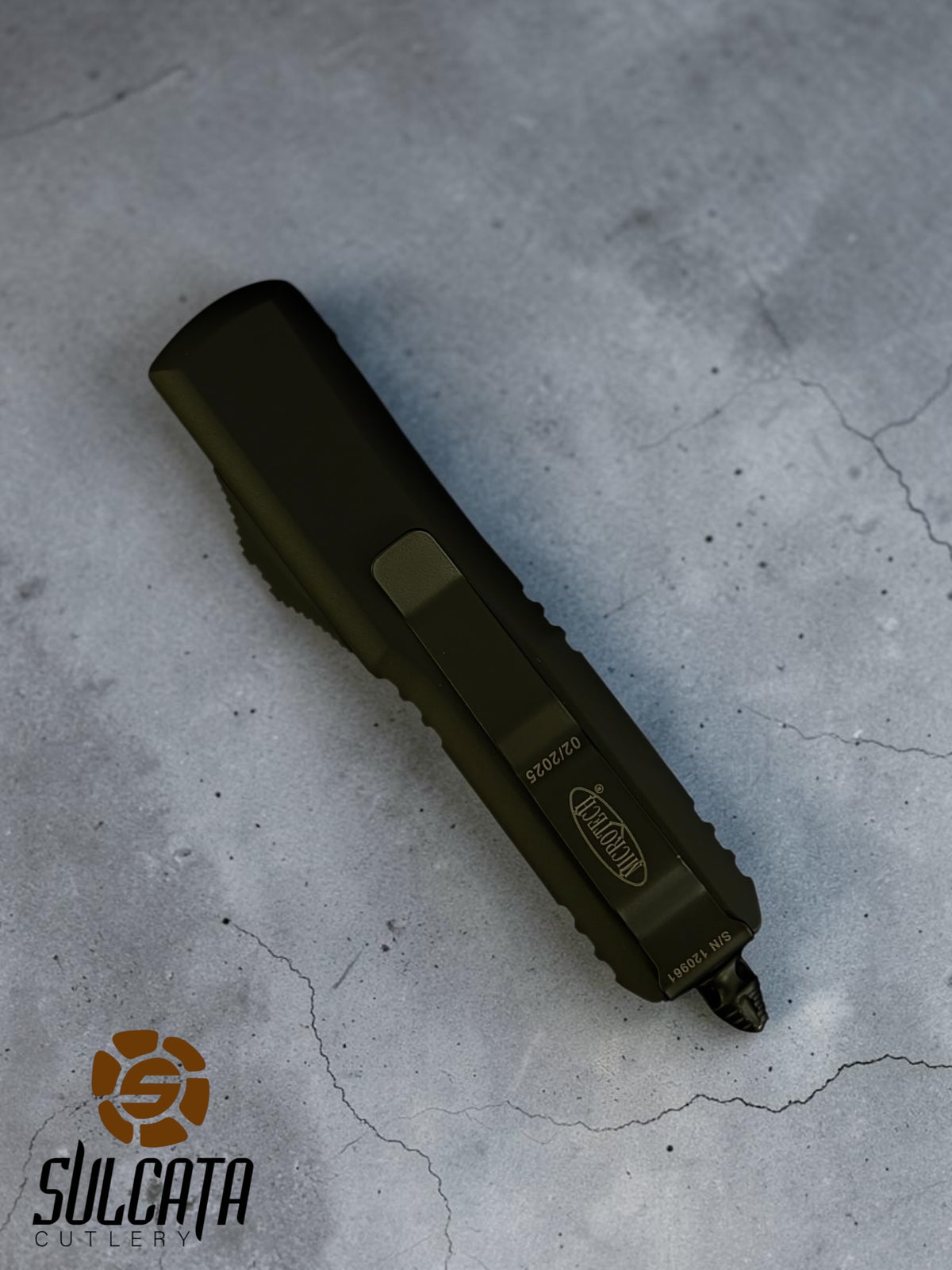 Microtech UTX-85 S/E Black Tactical Standard OTF (3.1" Two Tone Black)