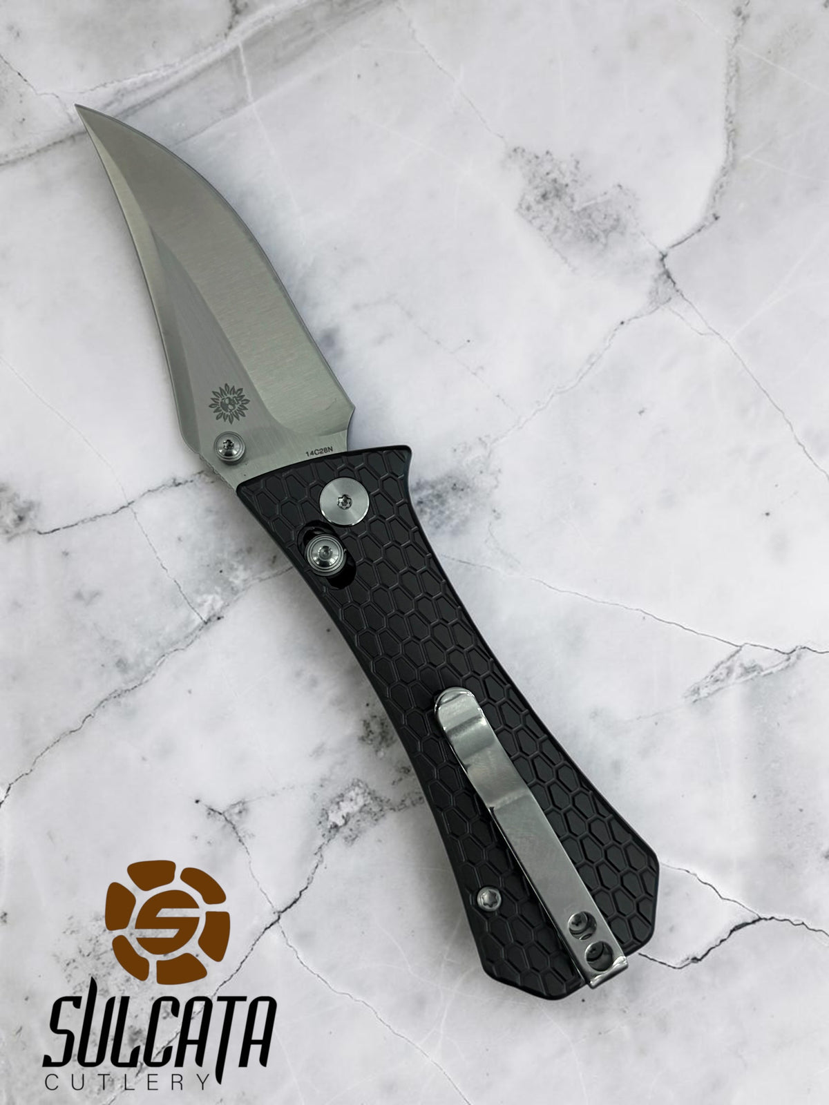 Auxiliary Manufacturing Pocket Bowie Crossbar Folder Grey Aluminum (2.7" SW)