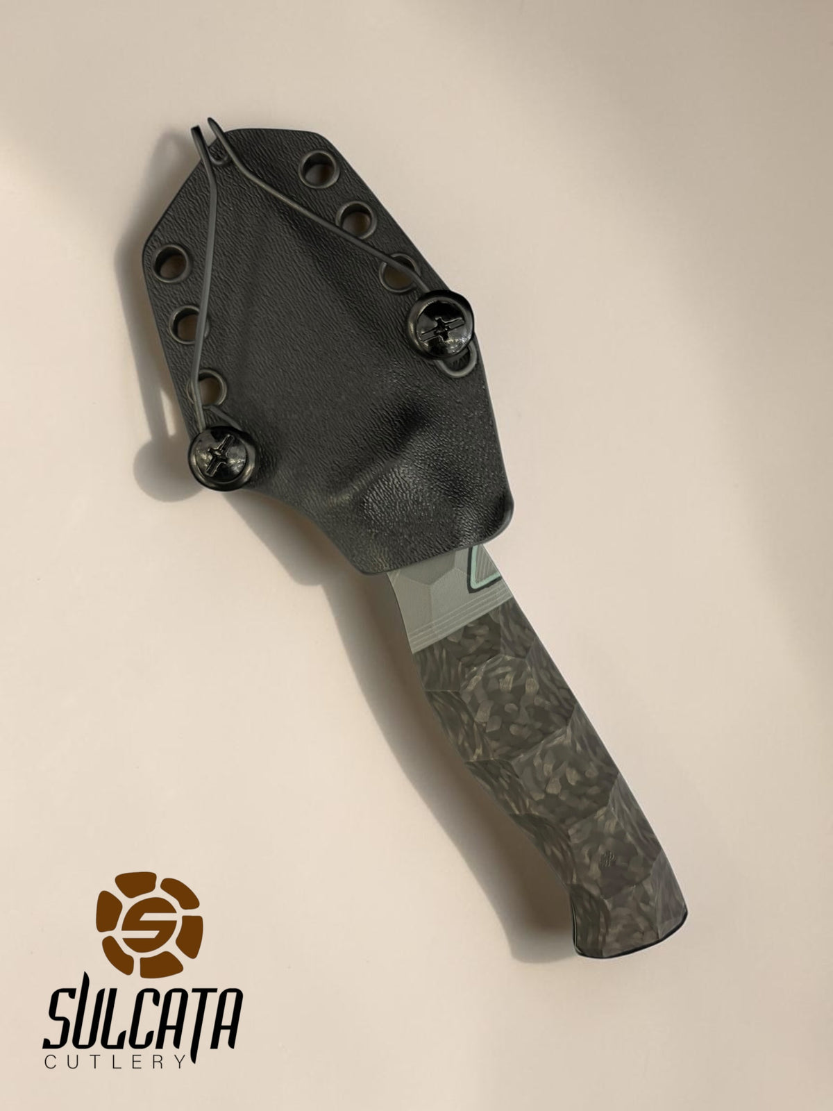 Auxiliary Manufacturing Model 1 Carbon Fiber/G10 Fixed Blade Knife Blade Show Atlanta 2026