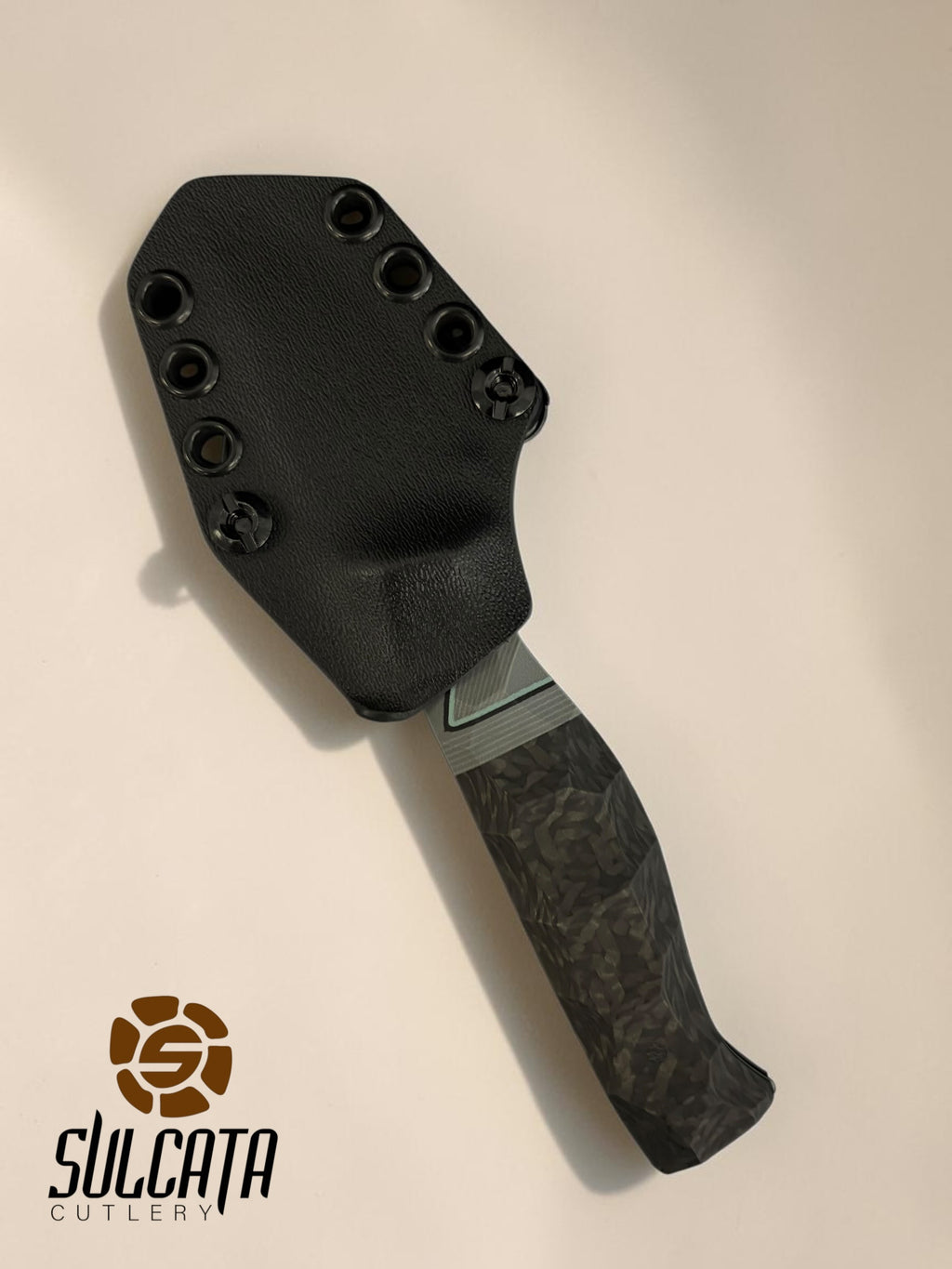 Auxiliary Manufacturing Model 1 Carbon Fiber/G10 Fixed Blade Knife Blade Show Atlanta 2026