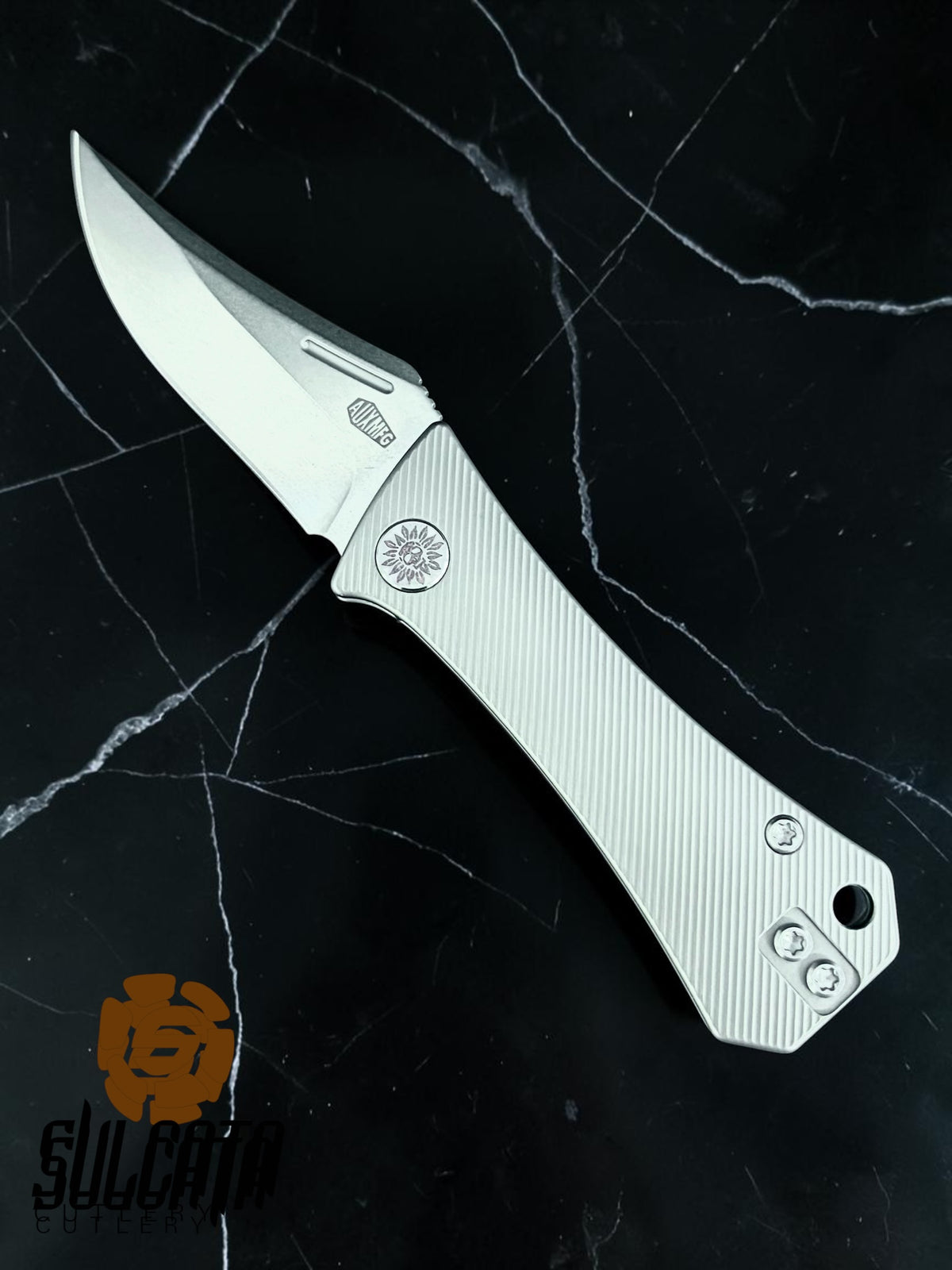 Auxiliary Manufacturing Pocket Bowie Slip Joint Titanium (2.25" SW)