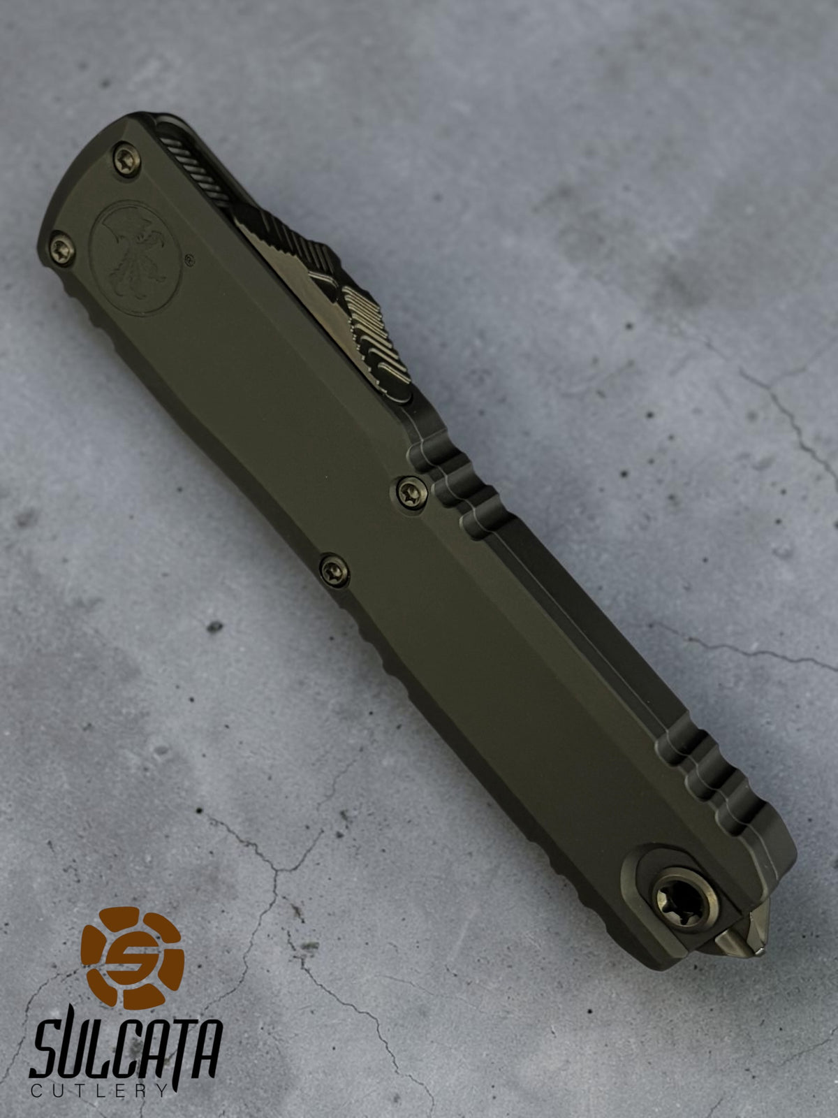 Microtech Ultratech Gen III ZBP S/E Standard DLC Shadow Signature Series Automatic OTF Knife (3.5" DLC Black)