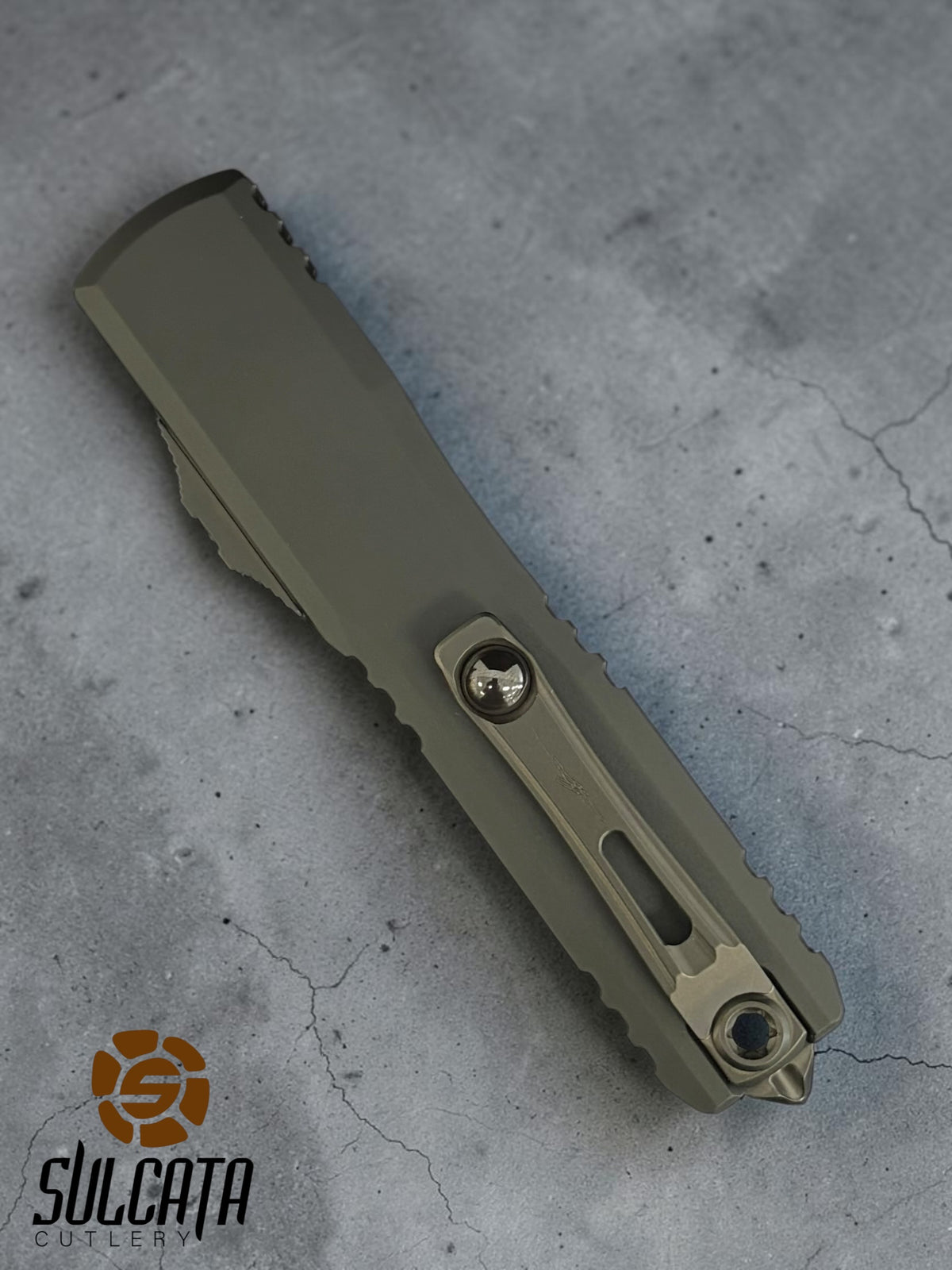 Microtech Ultratech Gen III ZBP S/E Standard DLC Shadow Signature Series Automatic OTF Knife (3.5" DLC Black)
